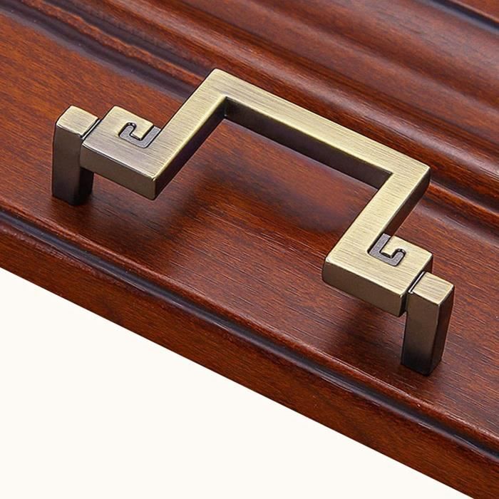 5 Porte-étiquettes Vintage Uxcell – Zinc Alliage Bronzé, 82x40mm, Avec Vis