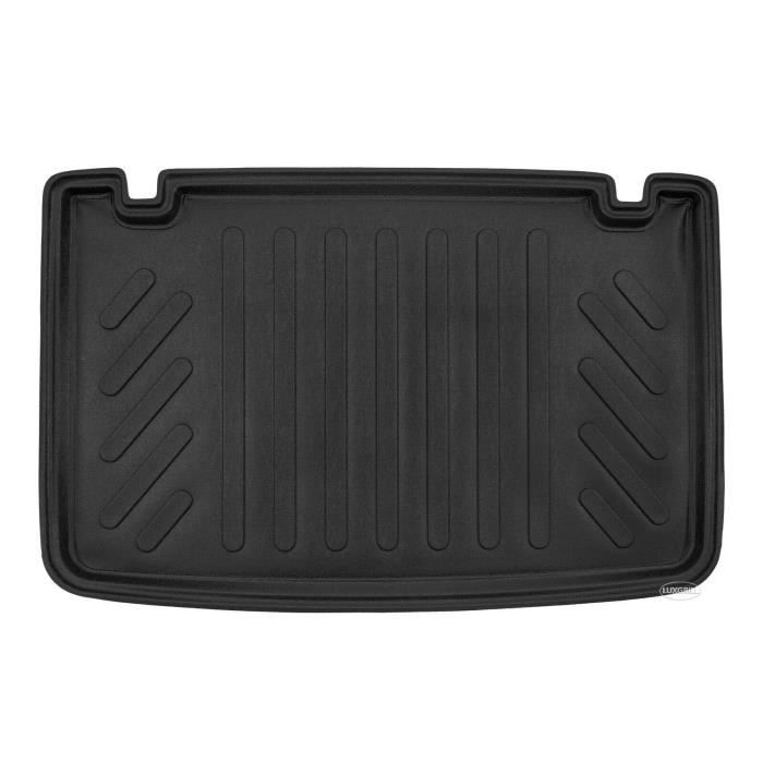 Tapis De Coffre Pour Kia Rio 5P Berlina (depuis 2017) - Noir, Antidérapant, Bords Hauts - Protection Complète - 10