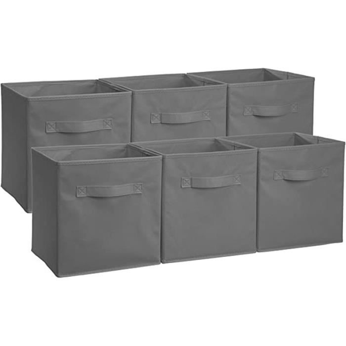 Cube De Rangement Tissu Paniers De Rangement Boite Rangement Tissu Bac De Rangement  Tissus Grand Panier De Rangement Panier Tissu - Cdiscount Maison