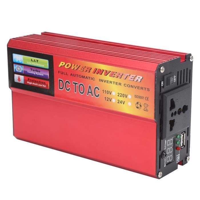 Convertisseur AC/DC 24V Vers 24V 72W IP68 étanche - Efficacité 95%, Protection Intelligente, Pour LED, Véhicules, Surveillance