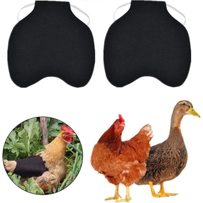 JSKWIKE Gilet Protecteur Pour Poules - Tablier Réglable Anti-Picage Et Protection Des Plumes