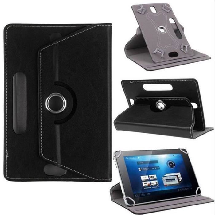 BAICHUANG Housse universelle tablette tactile 10.1 pouces 360° rotatif  support étui Noir - Cdiscount Informatique