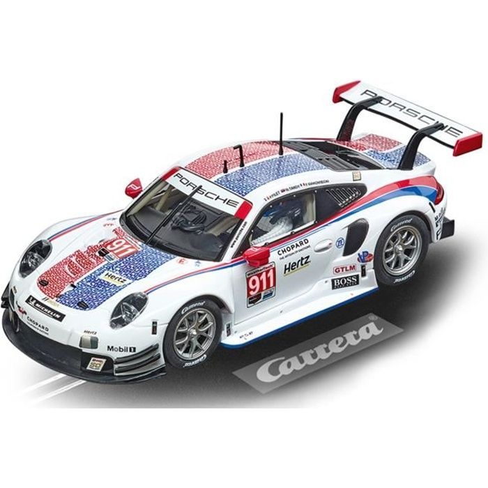 Voiture pour circuit de course analogique Carrera 64174 Porsche 911  Polizei, à l'échelle 1:43 pour les circuits de voiture de course Carrera  GO!!!