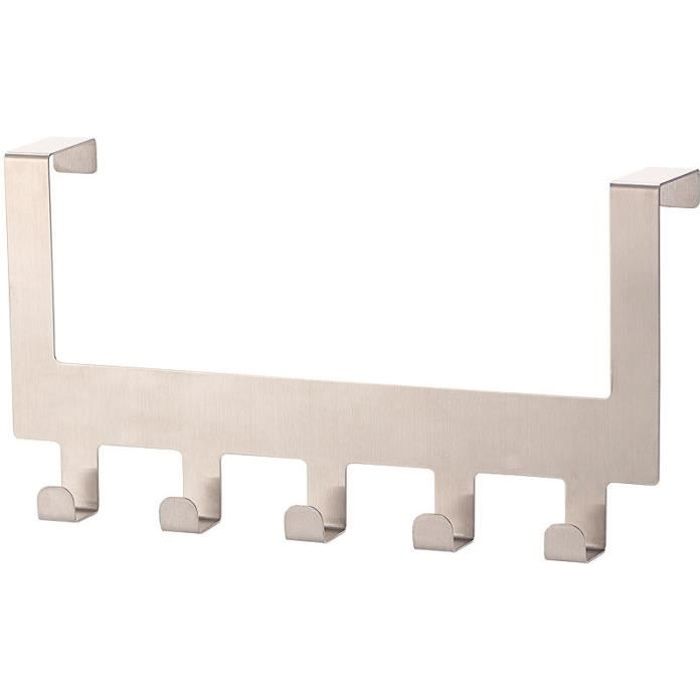 Patere De Porte A 5 Crochets Pour Porte Jusqu A 4 5 Cm D Epaisseur Achat Vente Patere Prolongation Soldes Cdiscount