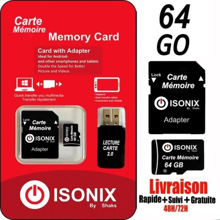 Carta Micro SD 8GB Classe 10 + Adattatore - Per Foto, Video E Dati - Foto 8