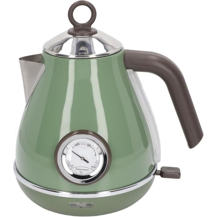Mousseur à Lait Électrique Terraillon New Moon - 300ml, 4 Fonctions (Chaud/Froid), Inox Bleu, Arrêt Auto
