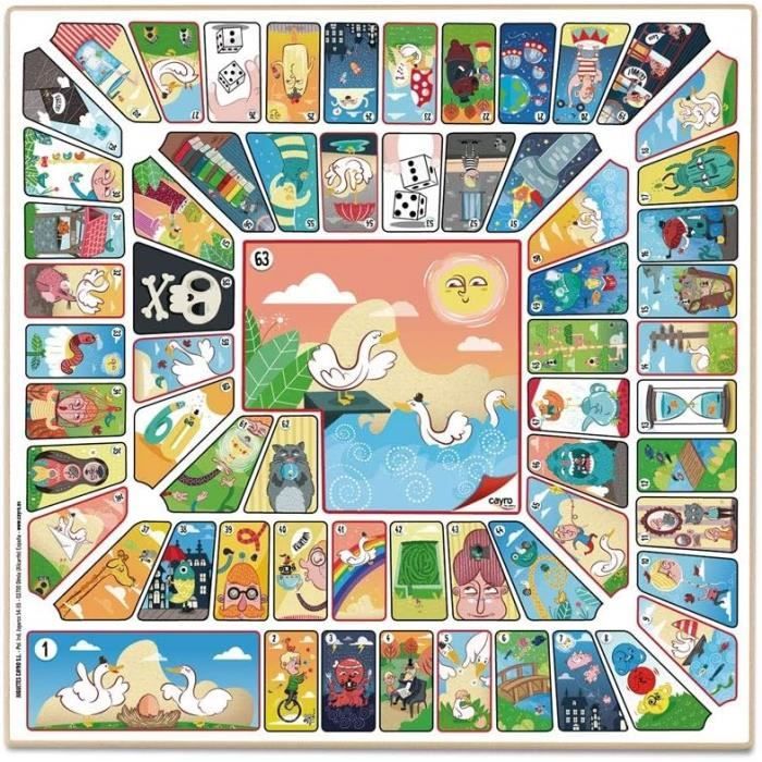 Kof Parcheesi Planche Parcheesi 6 Et Oie - Design Classique Et Élégant En Bois ...