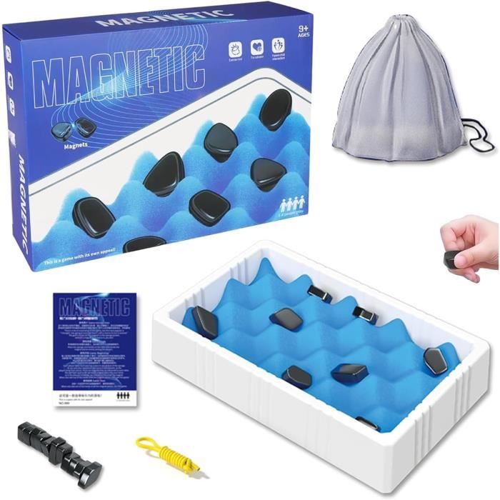 Jeu D'échecs Magnétique Portable - Pièces Sécurisées - Couleurs Douces - Voyage Et Famille - Cadeau
