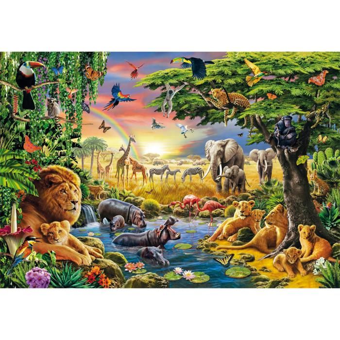 Puzzle 2000 pièces : Le Rassemblement Africain Clementoni Puzzles - vue 9