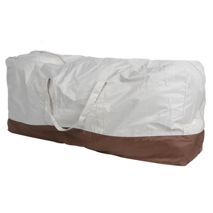 Sac De Rangement Extérieur 210D Pour Coussins - Grande Capacité 173x76x51 Cm Imperméable
