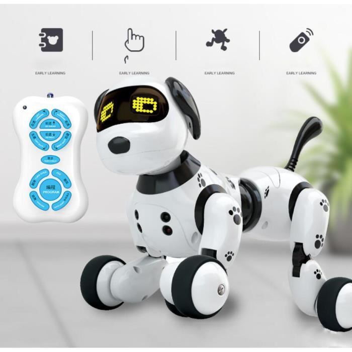 COSTWAY Robot Chien pour Enfants Intelligent Télécommandé,Danser Chanter et  Tirer,Interactif 6 Ans+ Recharge USB - Cdiscount Jeux - Jouets