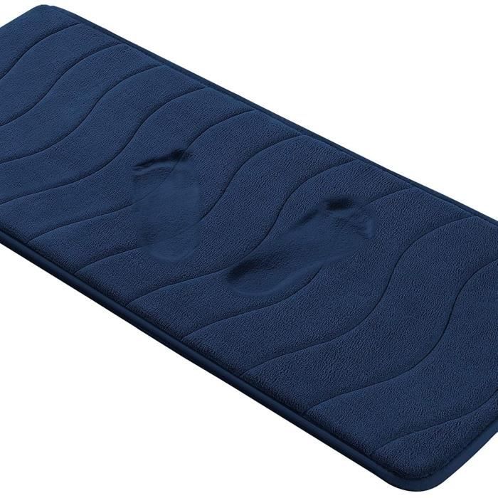 Tapis de bain antidérapant en mousse à mémoire, tapis de bain