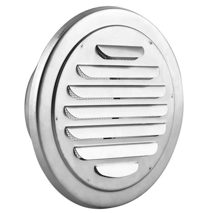 Grille D'Aération 8 Fentes Inox Pour Bateau - Ventilation Marine 427 Mm, Anti-Eau Et Débris