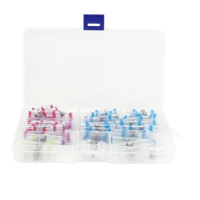 115 Connecteurs De Câble Thermorétractables Étanches - Kit Soudure Bout à Bout Auto Et Maison