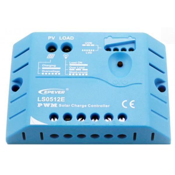 avec connecteur USB D/étection automatique 12/ V//24/ V 5/ A, 12/ V epever/® PWM r/égulateur de charge ls0512eu 1