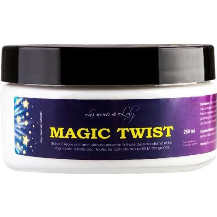 La MAGIC TWIST est une butter cream riche en huile donc ultra nourrissante.