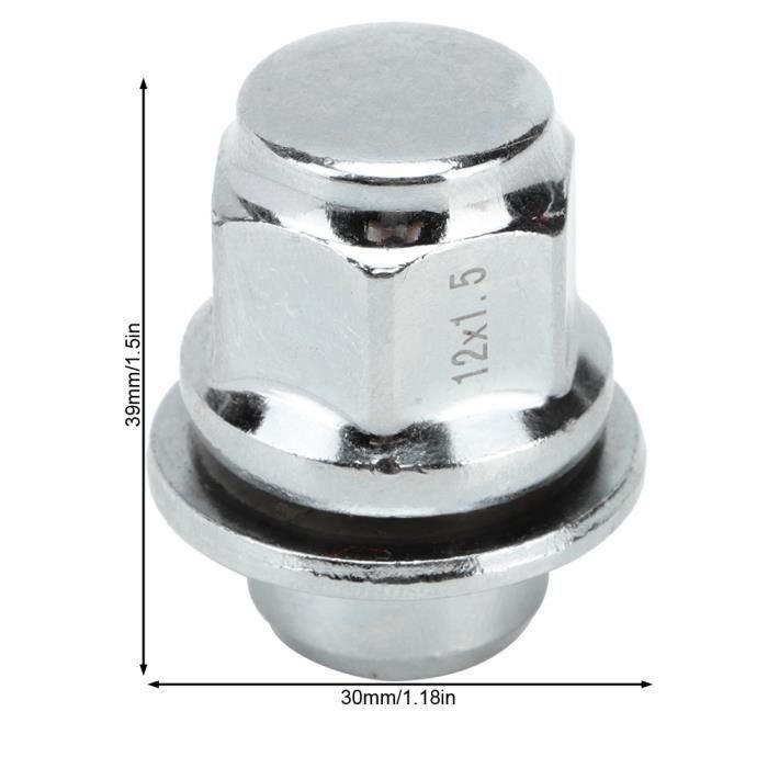 Écrous De Roue D1 SPEC Rouge, Filetage P1.25 - Pour Subaru, Nissan 350Z, 200SX, Skyline R33, Suzuki Swift