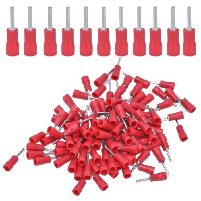 Lot De 8 Pinces De Masse (Grip Fils) Isolées Rouge Pour Soudure - Neuf