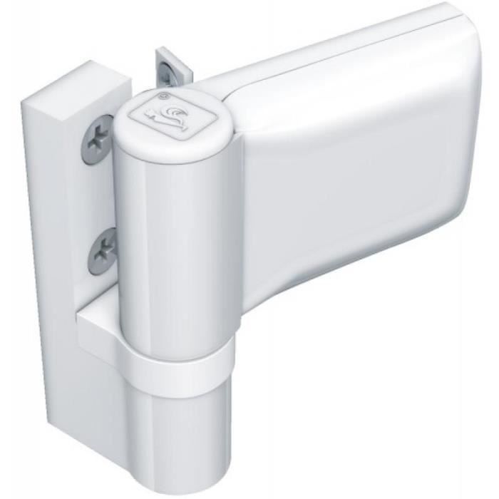 paumelle pour porte pvc type kt sn dormant largeur 20 mm recouvrement 15 20 blanc 9016 cdiscount bricolage