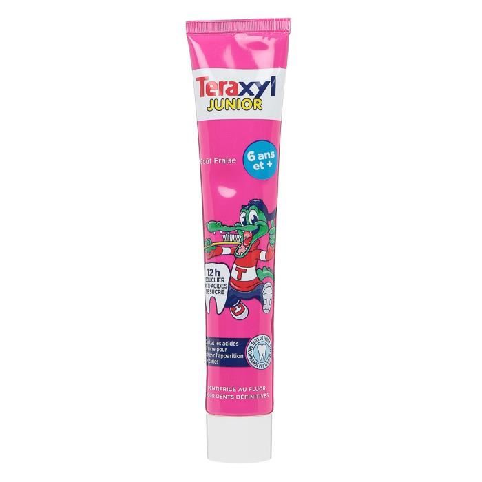 Teraxyl Dentifrice Junior Gout Fraise 75 Ml Achat Vente Dentifrice Junior Dentifrice Fraise Cdiscount