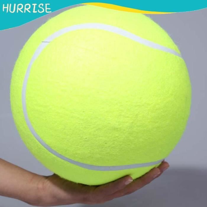 Comparer les prix de HURRISE Balle de Tennis Géante 24cm Pour Chien Jouet Gonflable Jouet pour Animaux de Compagnie