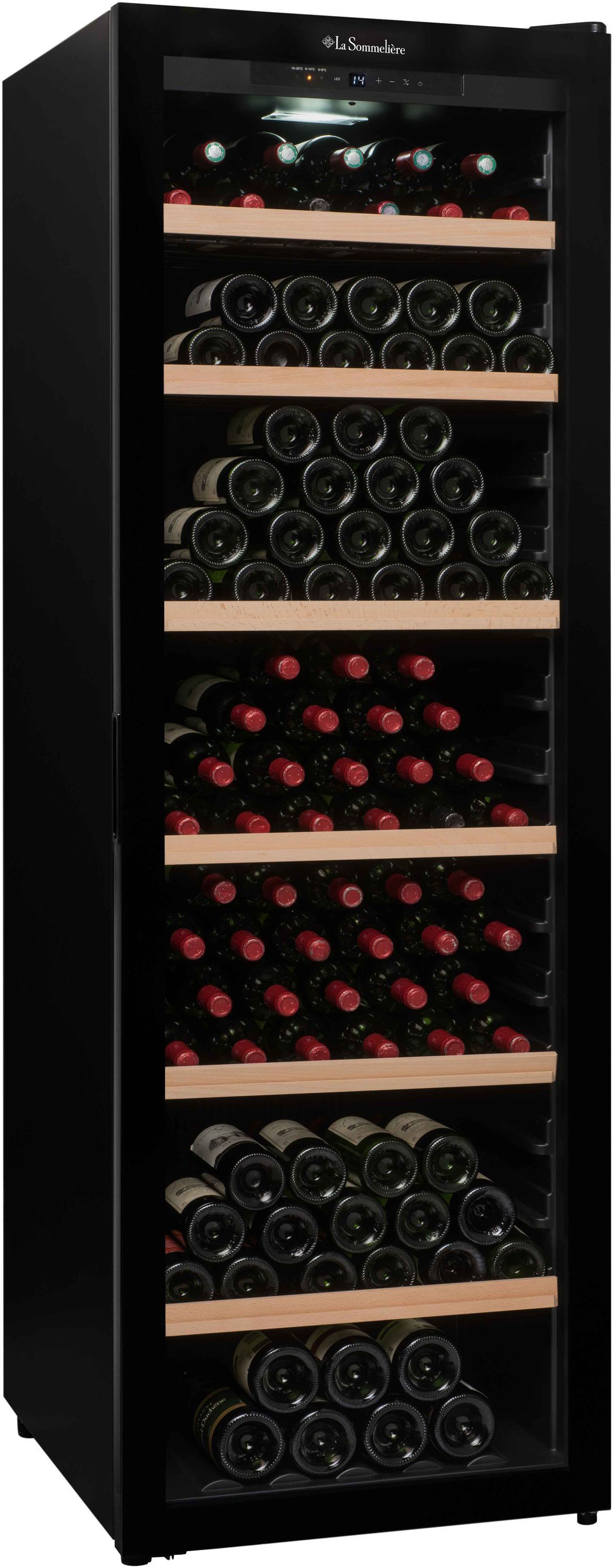 Cave à vin de vieillissement - LA SOMMELIERE - CTV249 - 248 bouteilles - Classe G - 595 x 71 x 1845 cm - La Sommeliere