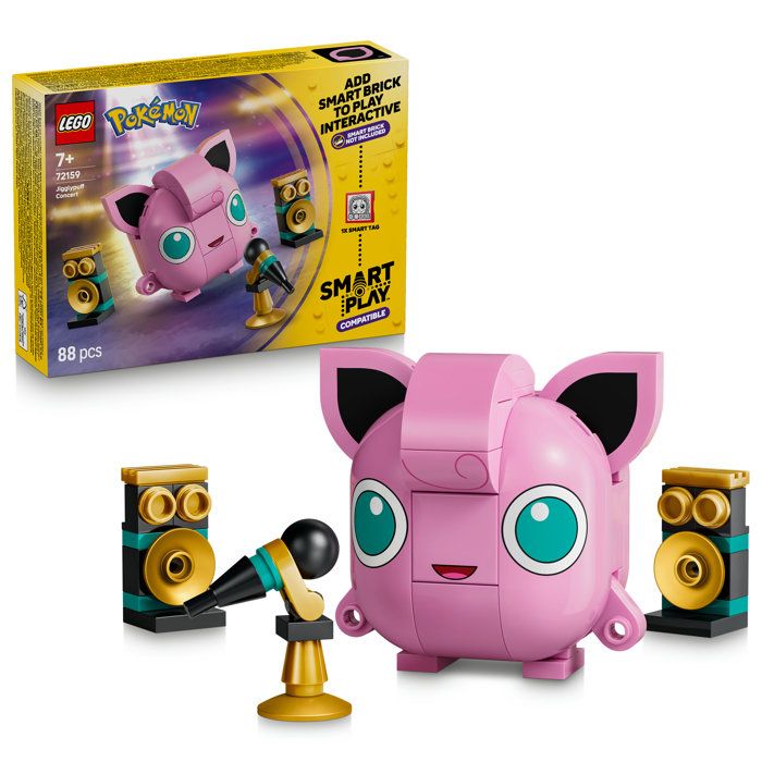 LEGO Pokémon 72159 Set de construction compatible SMART Play™ Rondoudou Concert Dès