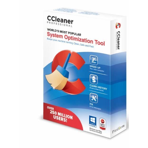 CCleaner Professional 2022 Clé (1 AN / 1 PC)