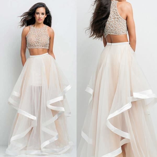 robe longue deux pieces