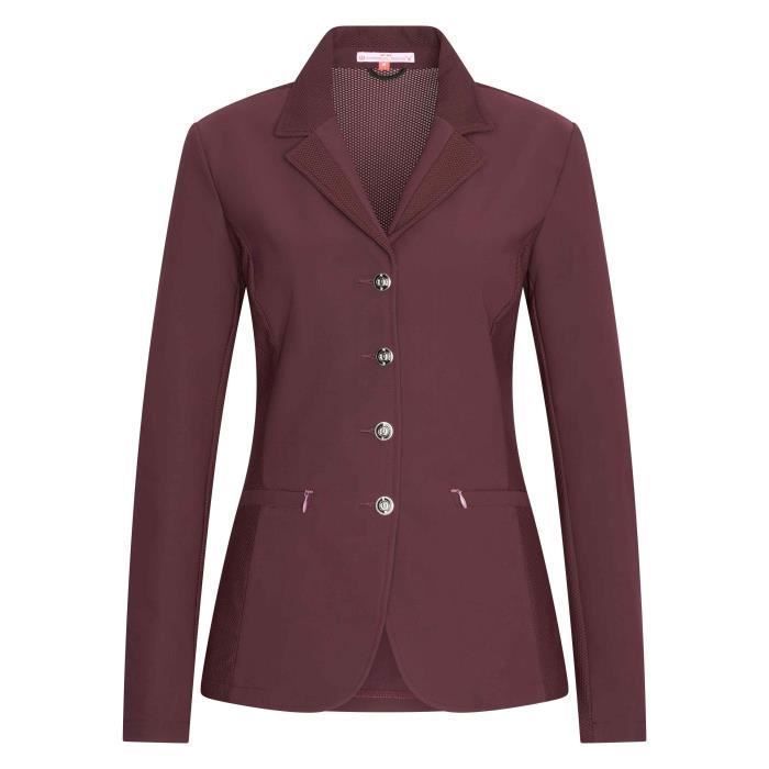 Veste de shop concours bordeaux femme