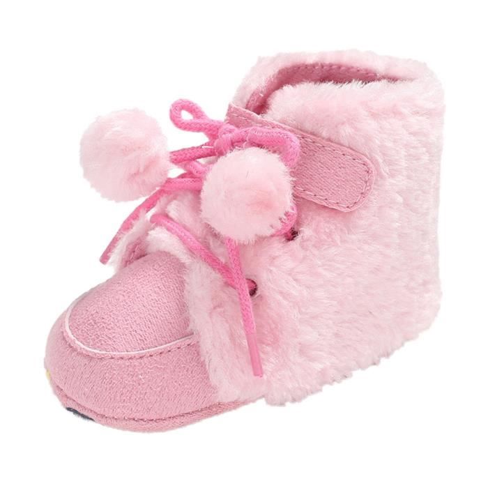 Bottines Fille Allbestop – Chaussures Souples, Chaudes, Semelle Anti-dérapante