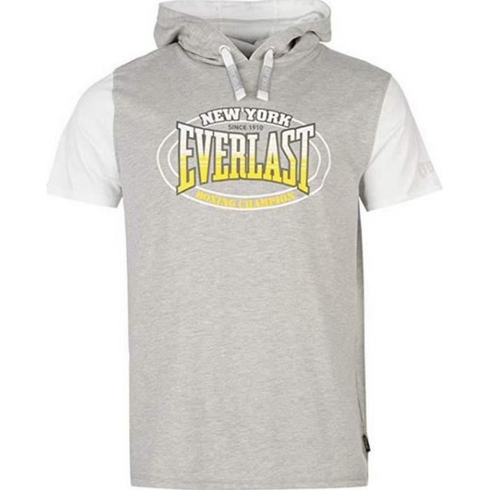 Sweat a capuche manche courte sales homme