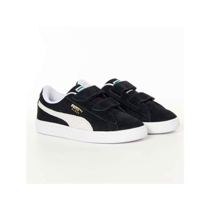 Puma suede top blanche enfant