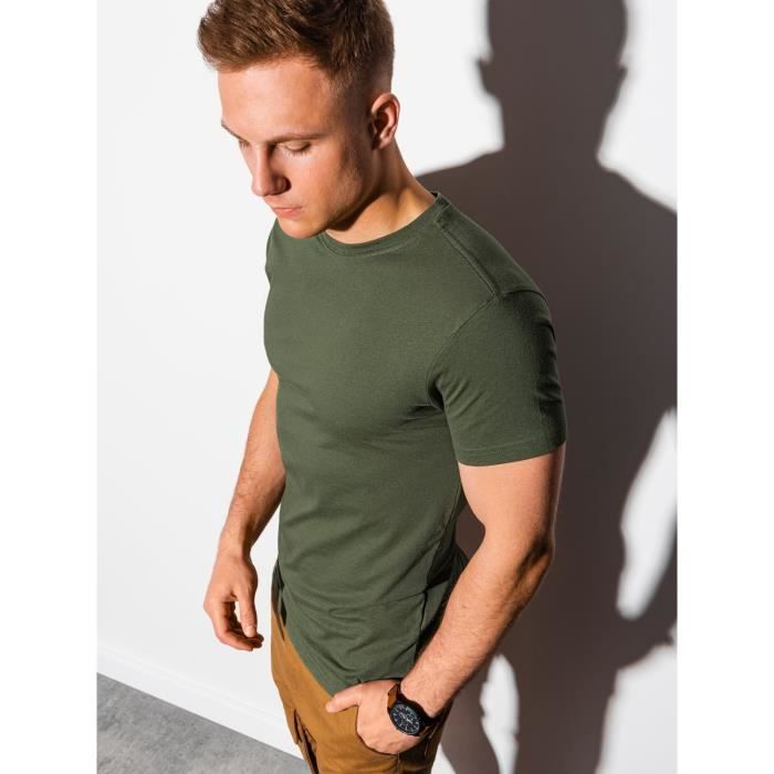 Tee shirt homme kaki outlet