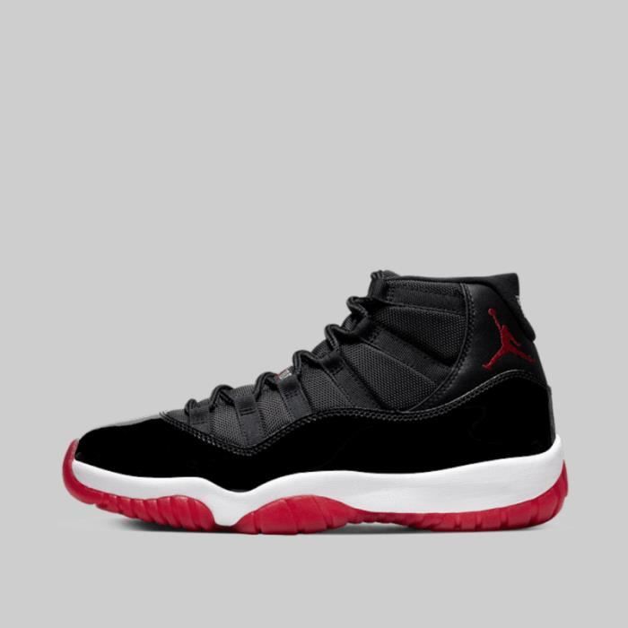 Basket Air Jordan 11 Retro Bred 378037-061 Pour Hommes et Femmes ... Basket Air Jordan 11 Retro Bred 378037-061 Pour Hommes et Femmes ...