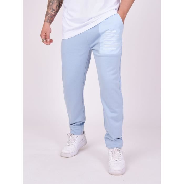 Jogging bleu ciel hot sale homme
