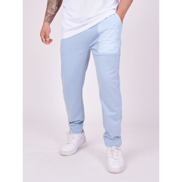 Bas de jogging homme - PROJECT X PARIS - bande imprimé dégradé - bleu -  polyester Bleu - Cdiscount Sport