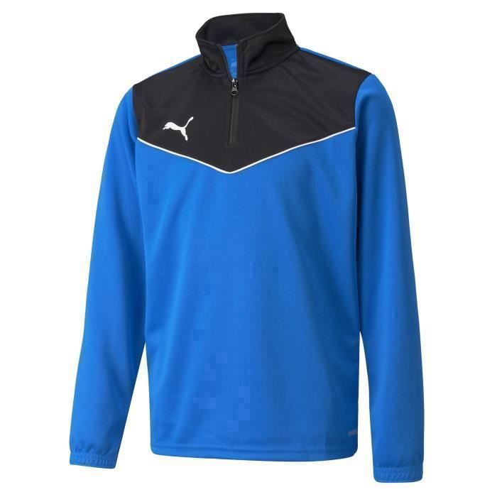 Sweatshirt enfant Puma Individual Rise bleu lectrique noir