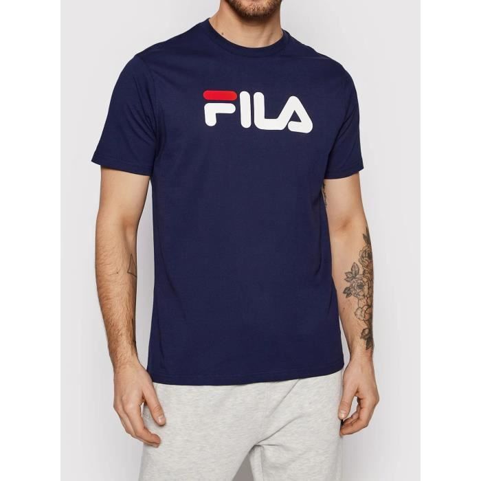 FILA T shirt manches courtes pour homme Streetwear Unisexe
