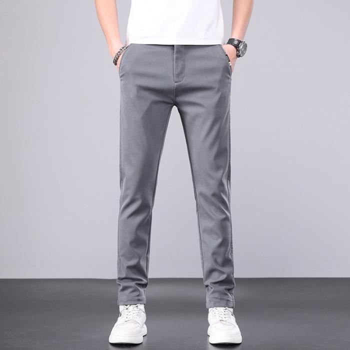 Short En Jean Pour Homme - Coupe Slim Fit - Taille 30 à 40 - Coton Délavé Bleu Foncé - Marque BlauerHafen