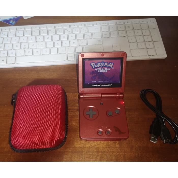 Nintendo Game Boy Advance Sp Groudon Édition Pokemon +1 Jeu Gba