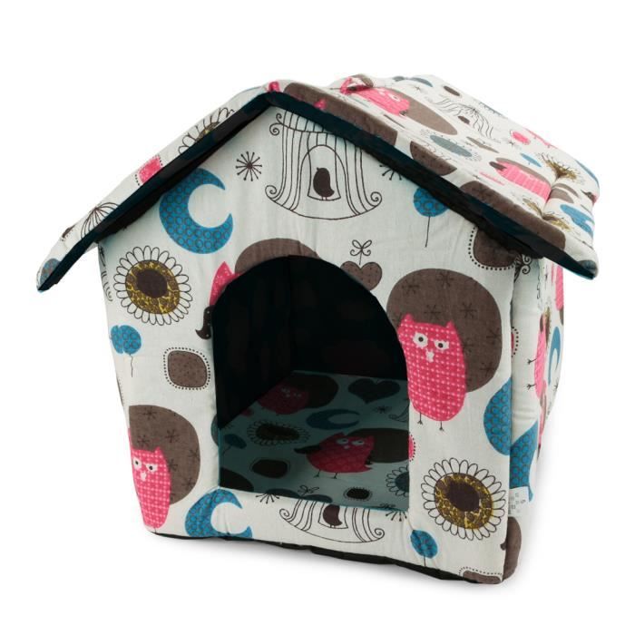 Comparer les prix de LunaLove - Niche pour Chien et Chat Mobile Taille L 38 cm x 35 cm x 33 cm