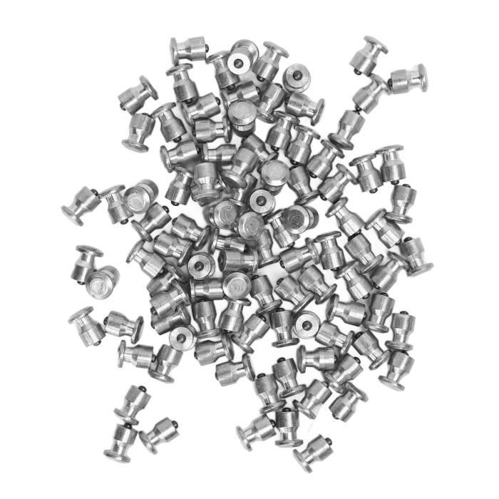 Vis De Pneu, 100 Pcs 6.5mm 0.3 Po Pointes De Pneu Antidérapantes Vis De Neige Précision