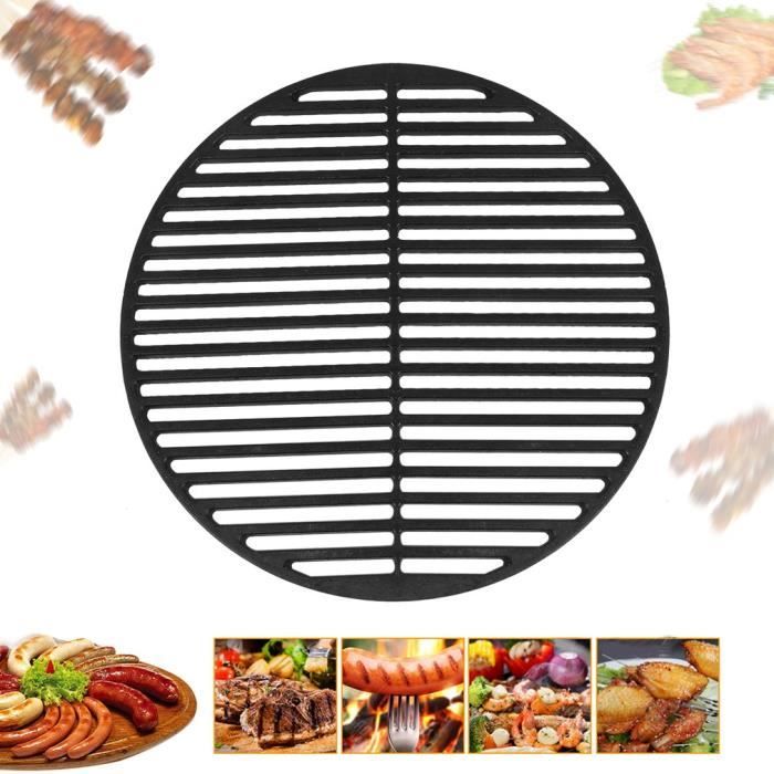 Grille De Barbecue En Fonte Ronde - Différents Diamètres (25 à 45,7 Cm) Pour Fumoir, Gaz, Charbon