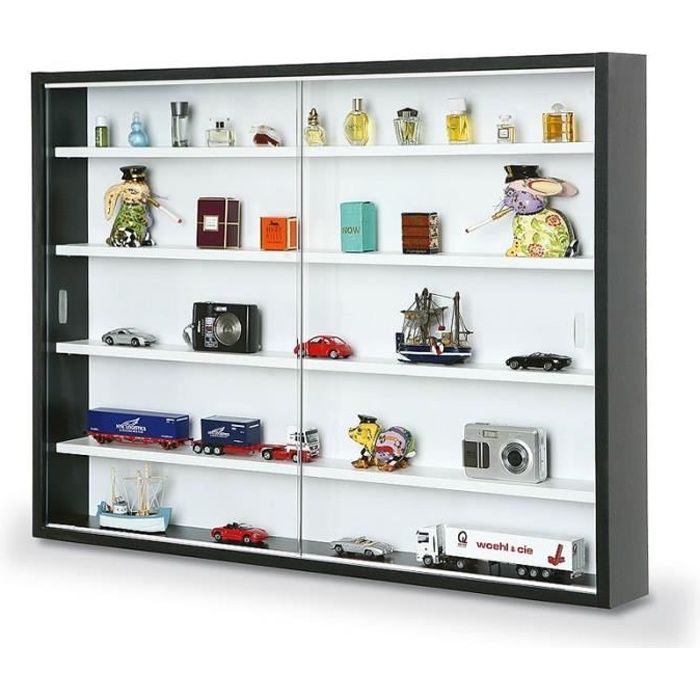 Vitrine Murale Miniatures collection 80cm Noir - Paris Prix - Cdiscount  Maison