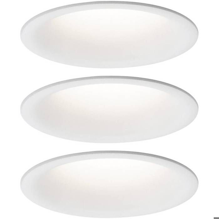 Spots encastrables LED - PAULMANN - CYMBAL - Blanc - 6 8 W - Anti-éblouissement