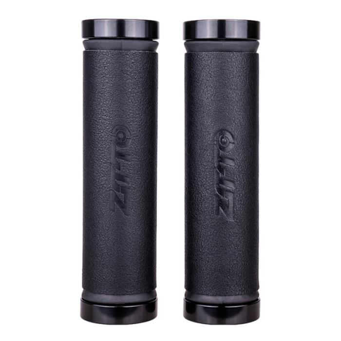 2pcs poignées de guidon de mode vtt ultra-léger antidérapant bouchons d