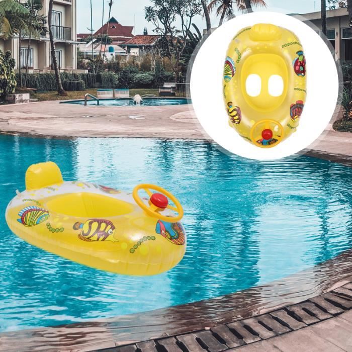 NEUF - BESTZY Enfant Bague De Natation, Anneau de Natation Gonflable ​Anneau de Natation Flottante Anneau de Natation Gonflable avec Paillettes, Bouée Piscine Gonflable pour Enfants - Jeux & Jouets