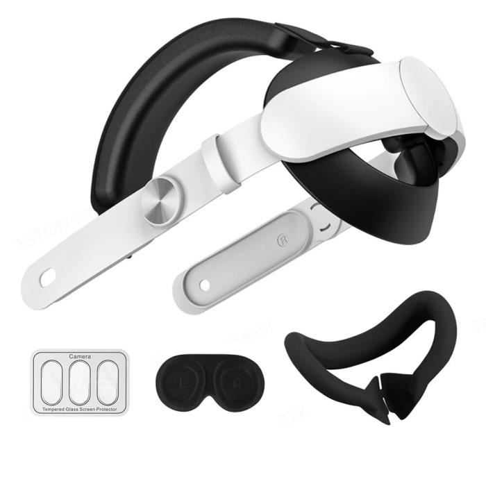Accessoires Casque VR MQ Series – Bandeau De Confort Avec Batterie Amovible 6700 MAh – Pour Meta Quest 3/2