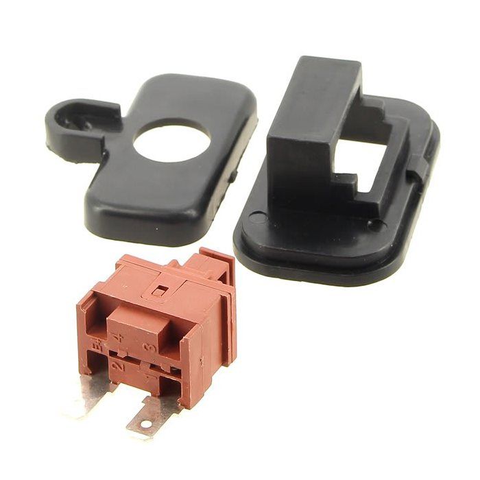 Interruttore On/Off Di Ricambio Per Aspirapolvere Rowenta RS-RT9520 E Moulinex - 2 Terminali, Compatibile Con Vari Modelli
